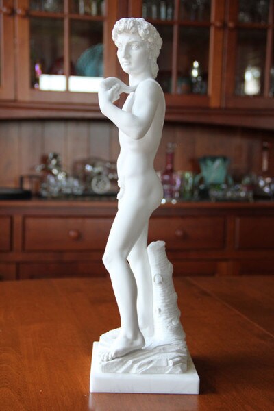 David By Michelangelo marble replica statue Famous Sculpture World
